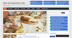 Desktop Screenshot of dietnutrition.info